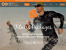 Tablet Screenshot of getptfit.com